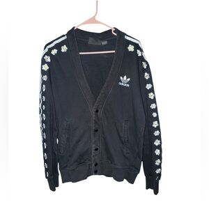 Adidas Pharrell Williams Floral Sweatshirt Cardigan.